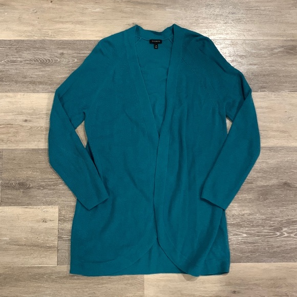 Talbots Sweaters Talbots Turquoise Long Cardigan Ladies Medium